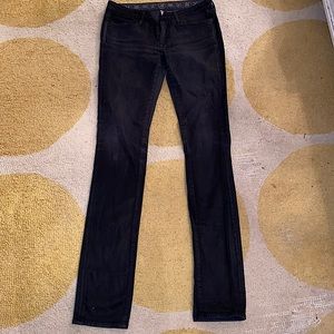 EARNEST SEWN black straight leg jeans size 28